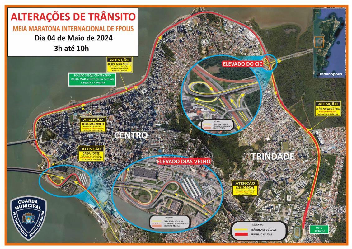 mapa do transito